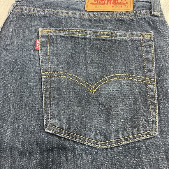 LEVI'S JEANS Mens 36x30 (fit) 514 Levi Strauss Medium Wash 100% Cotton Straight - Picture 3 of 9